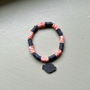 Harley Davidson Motorcycles charm bracelet - gray